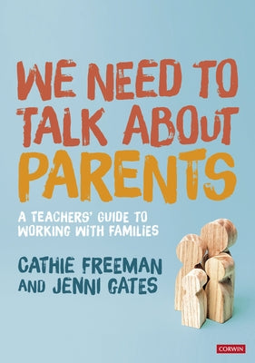 Paperback book titled "We Need to Talk about Parents" by Sage Publications, featuring a cover with text and artwork.