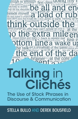 Paperback of "Talking in Clichés" by Cambridge University Press featuring the book cover with title and author details.