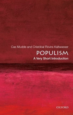 Book cover of "Populism: A Very Short Introduction" by Oxford University Press, USA, showing the title and author.
