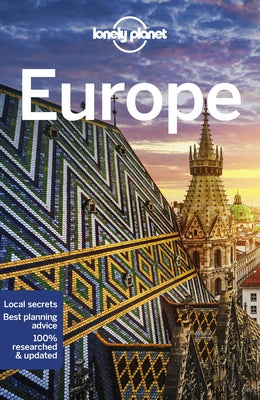 Lonely Planet Europe 4 paperback travel guide with detailed maps and city highlights for European destinations
