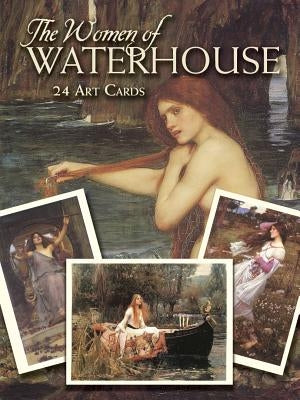 Set of 24 "Women of Waterhouse" greeting cards by Dover Publications featuring classic art of women from Waterhouse paintings.