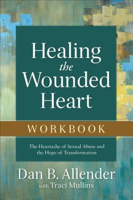 Healing the Wounded Heart Workbook by Baker Books, showing a comforting open book with warm tones for emotional healing and hope.