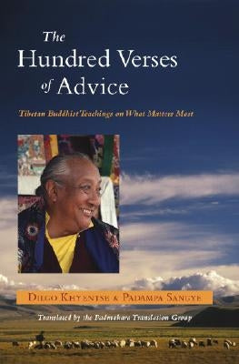 The Hundred Verses of Advice Paperback Shambhala