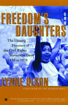 Paperback book titled "Freedom's Daughters" by Scribner, showing its cover with illustrations of women involved in the Civil Rights Movement.