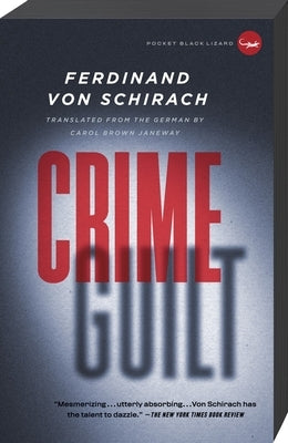 Crime and Guilt Paperback Vintage