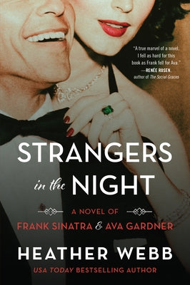 Paperback of "Strangers in the Night" novel about Frank Sinatra and Ava Gardner by William Morrow & Company, featuring a cover image.