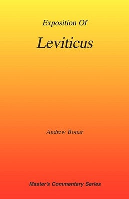 Commentary on Leviticus Paperback Sovereign Grace Publishers