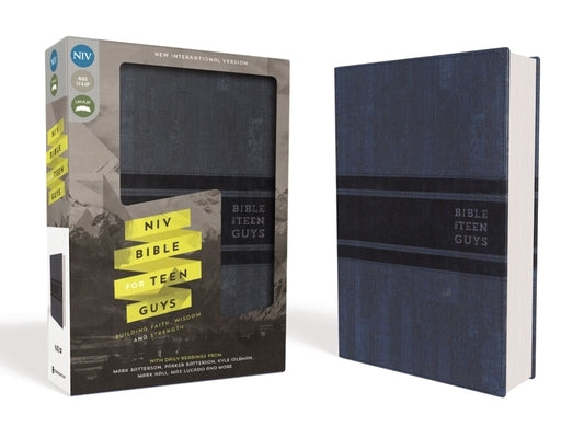 NIV, Bible for Teen Guys, Leathersoft, Blue: Building Faith, Wisdom and Strength Zondervan