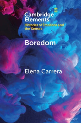 Paperback book titled "Boredom" published by Cambridge University Press, showing the cover with a minimalist design.