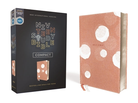 Niv, Teen Study Bible (for Life Issues You Face Every Day), Compact, Leathersoft, Peach, Comfort Print Bible Zondervan