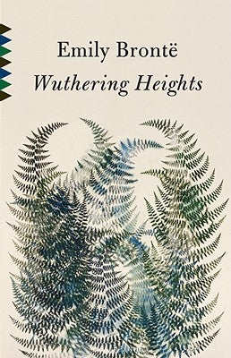 Vintage Wuthering Heights paperback book with cover illustration and classic design, featuring the iconic novel by Emily Brontë.