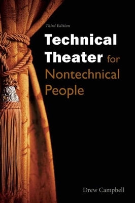 Cover image of "Technical Theater for Nontechnical People" book by Allworth, featuring a colorful theater stage and technical equipment.