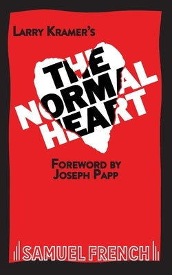 Paperback of The Normal Heart play by Samuel French, Inc., showing the cover with title and author details.