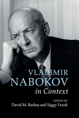 Paperback book titled "Vladimir Nabokov in Context" by Cambridge University Press, showing the front cover with text and design elements.