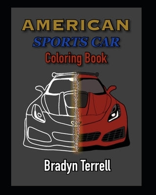 American Sports Car Coloring Book Paperback Independently Published