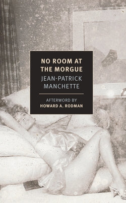 Cover image of "No Room at the Morgue" book by New York Review of Books, featuring dark, atmospheric artwork.