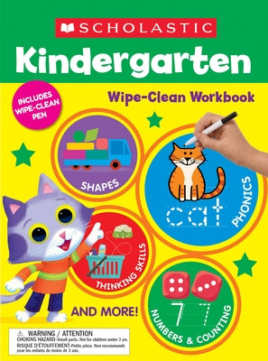 Kindergarten Wipe-Clean Workbook Paperback Scholastic Inc.
