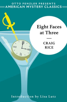Paperback of Eight Faces at Three: A John J. Malone Mystery from American Mystery Classics series, featuring a vintage book cover design.