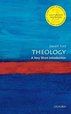 Paperback of "Theology: A Very Short Introduction" by Oxford University Press, USA, with a cover image featuring religious symbols.