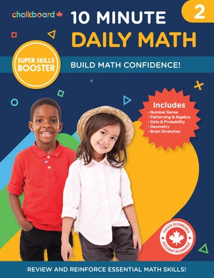 Canadian 10 Minute Daily Math Grade 2 Paperback Chalkboard Publishing