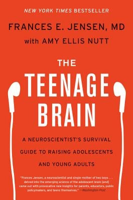 Paperback of "The Teenage Brain" by Harper Paperbacks showing the book cover with title and author details.