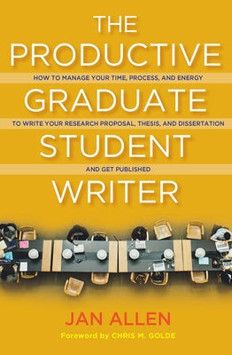 Paperback book titled "The Productive Graduate Student Writer" by Routledge, showing a cover design with academic and writing themes.