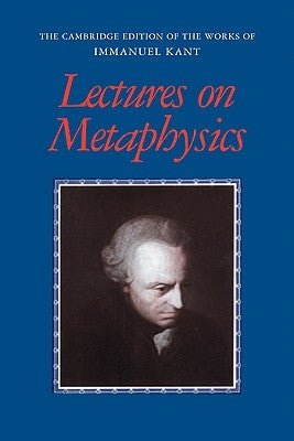Lectures on Metaphysics Paperback Cambridge University Press