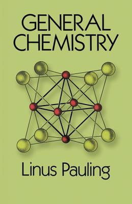 Paperback general chemistry textbook by Dover Publications with a blue cover and detailed scientific diagrams on the front.