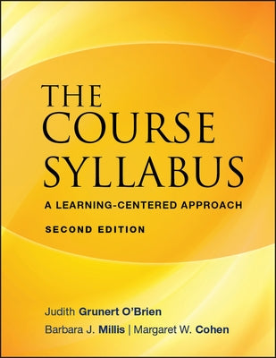 The Course Syllabus: A Learning-Centered Approach Paperback Jossey-Bass