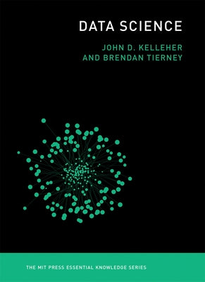 Paperback book titled "Data Science" by MIT Press showing the front cover with text and design elements.