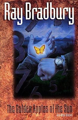 Paperback copy of "The Golden Apples of the Sun" by William Morrow & Company, showing the book cover with golden apple artwork.