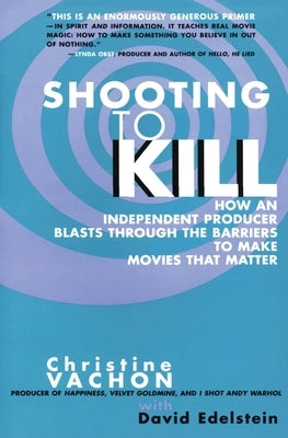 Paperback novel "Shooting to Kill" by William Morrow & Company, featuring a dark cover with a gun and cityscape.
