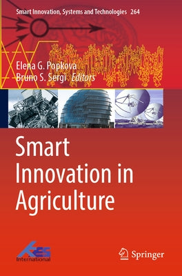 Smart Innovation in Agriculture Paperback Springer