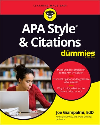 APA Style & Citations for Dummies For Dummies