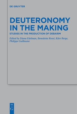 Deuteronomy in the Making Paperback de Gruyter