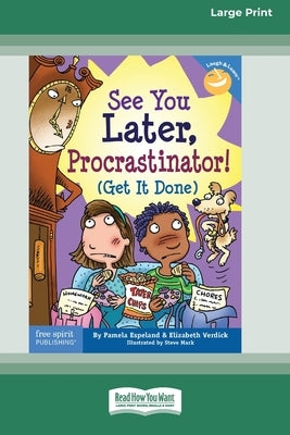 Paperback copy of "See You Later, Procrastinator! (Get It Done)" by ReadHowYouWant, featuring a colorful cover design.
