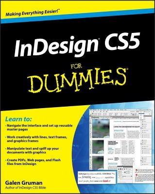 InDesign CS5 for Dummies Paperback For Dummies