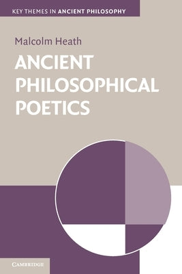 Ancient Philosophical Poetics Paperback Cambridge University Press