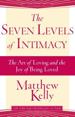 Paperback of The Seven Levels of Intimacy by Blue Sparrow, featuring a close-up of the book cover with text and design elements.