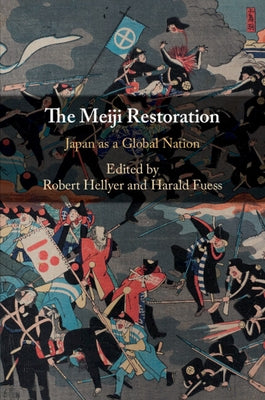 Paperback book titled "The Meiji Restoration" by Cambridge University Press, featuring a historical cover design.