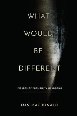 What Would Be Different: Figures of Possibility in Adorno Paperback Stanford University Press