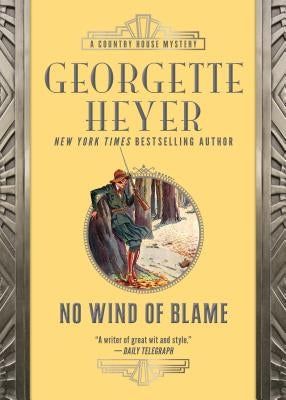 Paperback of "No Wind of Blame" by Poisoned Pen Press featuring the book cover with title and author’s name.