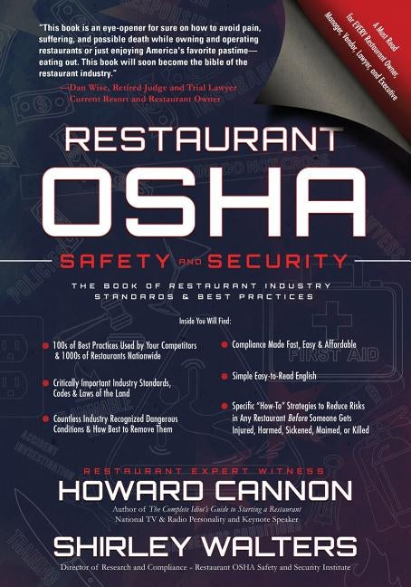 Restaurant OSHA Safety and Security: The Book of Restaurant Industry Standards & Best Practices Paperback Rossi, Inc