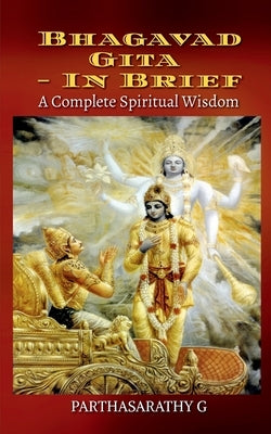 Paperback of Bhagavad Gita in brief, published by Notion Press, featuring the book's cover with textual design and title.
