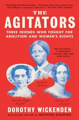 Paperback of The Agitators by Scribner Book Company, showing the book cover with historical imagery and title text.