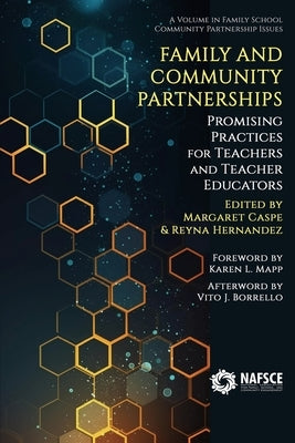 Paperback book titled "Family and Community Partnerships" by Information Age Publishing, showing the front cover with title and author.