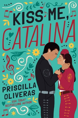 Paperback of "Kiss Me, Catalina" by Montlake featuring the book cover with colorful floral illustrations.