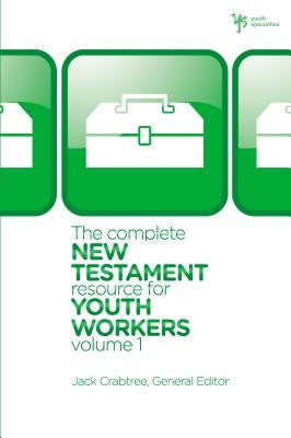 Paperback copy of Zondervan's The Complete New Testament Resource for Youth Workers, Volume 1, with CD, featuring biblical study content.