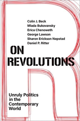 Paperback book titled "On Revolutions: Unruly Politics in the Contemporary World" by Oxford University Press, USA, with cover design visible.