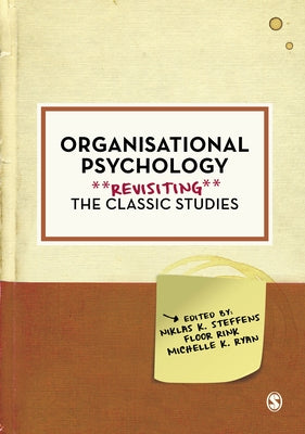 Paperback book titled "Organisational Psychology" by Sage Publications Ltd, featuring a cover with academic design and text.